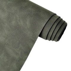 Dark Green Faux Suede Fabric Roll Soft Synthetic Leather for DIY Crafts