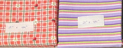 LOT OF 5 COTTON EASTER FABRIC REMNANTS 106 INCHES TOTAL = 2.94 YARDS CRAFT QUILT