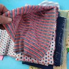 Fabric Remnant Lot Repro TRUE Vintage Scrap Grab Bag All Types Quilt Craft 5 Lb