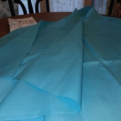 Vintage Coordinating Cotton Fabrics Teal Solid & Multicolor Print 4+ Yards