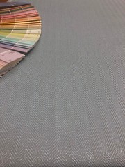 Fabricut Micheal Cloud Blue Herringbone Upholstery Fabric by the yard sofa chair