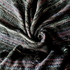 Lush French Boucle Stripe Suiting – Black, Navy, Mauve – Very Tactile!