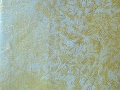 MICHAEL MILLER FABRIC~Fairy Frost~SUNNY YELLOW SHIMMERY EMBOSSING~Abstract Leafy