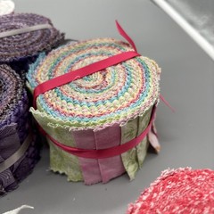 Lot Of 10 X 2.5” Jelly Roll Assorted Colors