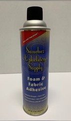 FOAM AND FABRIC ADHESIVE SPRAY GLUE 1 PACK Net Wt. 12 oz. (340 grams)