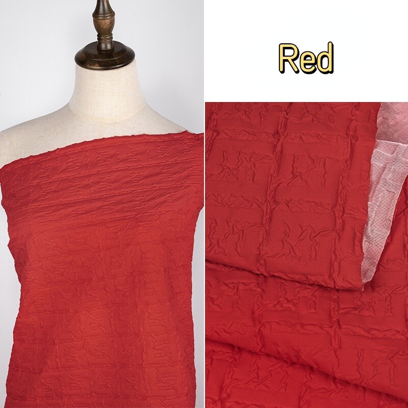 Fragrance Wind Down Jacket Fabric Embossed Grain Waterproof DIY By Metre