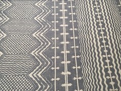 2.5YD FERMOIE UK Abbey Stripe Union Fabric w/ Custom Knit Backing $1144 Retail*