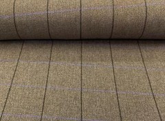 Grampian Check Faux Wool Fabric Material – CAVALIER
