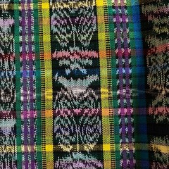BTY Vintage Ikat Fabric Heavier Weight Multicolor Woven