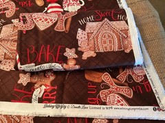 New Baking Up Joy Holiday Fabric & Placemat Kit Shabby Fabrics Wilmington Prints