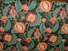 iLiv Velvet Curtain Fabric 2.3 Metres Cantaloupe Ebony Upholstery Cushion Blind