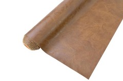 2 Yards 54″ x 72″ Distressed Crazy Horse Soft Faux Leather Fabric Brown Fake …