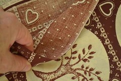 By 1/2 Yd, Vintage, Brown & Cream Country-Theme Quilt Blocks, Marcus Bros, C2369