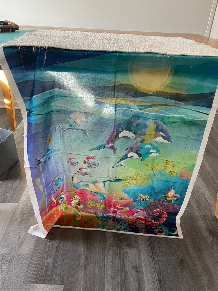 Shining Sea 3 Wishes Fabric Panel 34″ x 44″