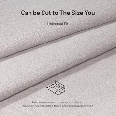 Gray Suede Auto Headliner Fabric – 36″ L x 60″ W with Foam Backing