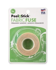 Compatible with Fabric Press-On Adhesive Tape 5/8 Inch x 20 Feet Clear Washable