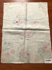 LEE JOFA Knightshayes in Cream 25 1/2 x 33 1/4″ Linen Floral Fabric Sample