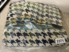 Kravet Couture Discontinued Sample In Peacock 35” X 24”