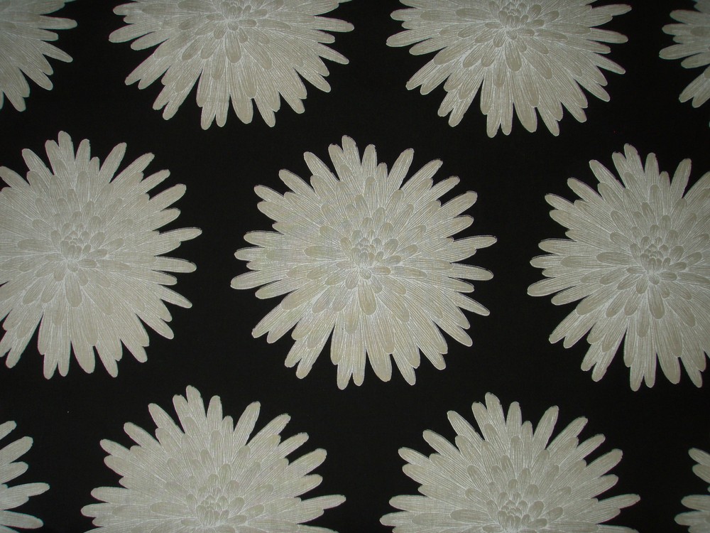 HARLEQUIN CURTAIN FABRIC DESIGN “Eloni” 2 METRES BLACK (200 cm)