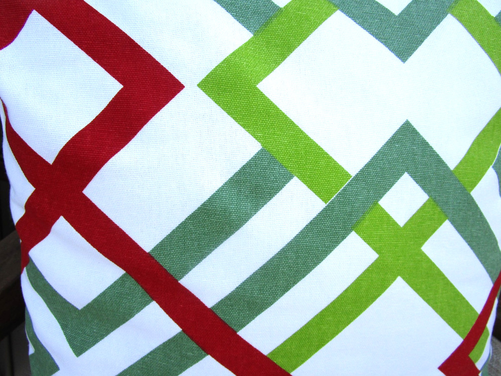 Premier Christmas Fabric by the yard Winstead Pine Canvas Red Green Abstract