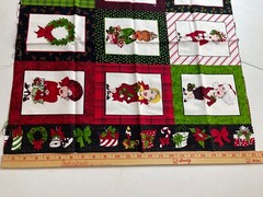 HOLIDAY DELIGHT Quilt Panel Loralie Harris Fabric Cotton Ladies 23”x43.5”