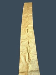 -Long Gold Shimmering Fabric Runner for Events or Home Décor