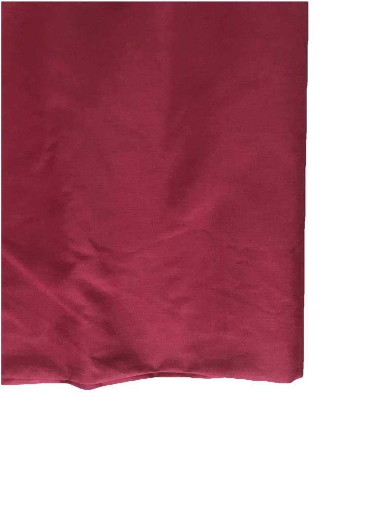 Burgundy Red Cotton Raw Fabric Upholstery 72” x 23”
