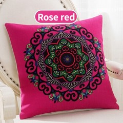 2 PCS Boho Ethnic Throw Pillow Case Linen Cushion Cover Sofa Bed Home Decor
