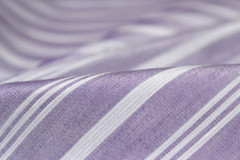 100%silkDusty Purple Lavender Stripe Silk Fabric By the Half Yard F257