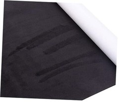 Y.A. LOTUS Microfiber Fabric Self-Adhesive Suede 39.4″x59″ 100×150 cm Black
