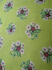 Heart to Heart by Kym Bowles for Marcus Brothers R22-G722-161W Floral on green