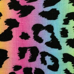 Preorder 1M X 1.44M Muslin Adel Leopard Pattern Digital Print 100% Cotton