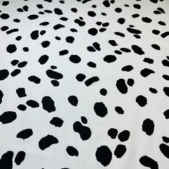Holstein Cow Print Fabric #1654 by Fabric Traditions Vintage 1996 OOP 100%Cotton