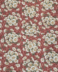 RJR Fashion Fabrics Thimbleberries DAISY DAYS Basket Weave Floral Quilt 2.25yds