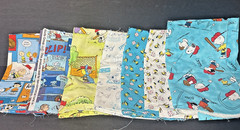 Snoopy Fabric Grab Bag: Baseball & Sports Lot – 1.73 pounds – See description