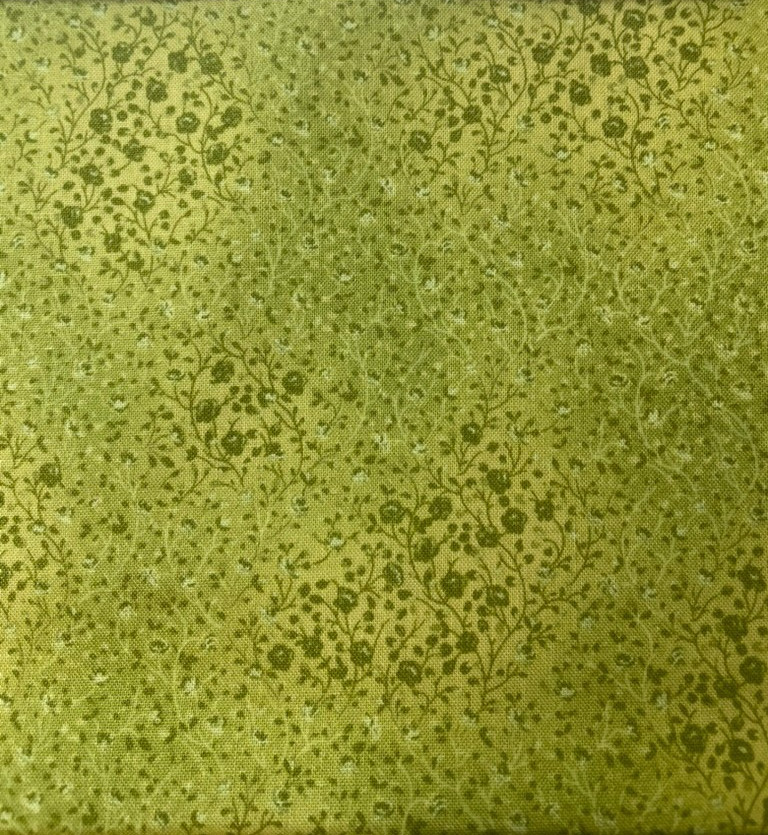 “Fusions” in citrus greens by Kaufman Fabrics 100% cotton- great blender