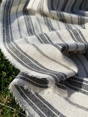 Heavy Weight Softened Linen Cotton Fabric By The Yard 200g/m2 – Upholstery