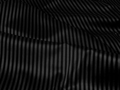 Black & Dark Gray Viscose Stripes Fabric Material Suit Jacket Ties Bags Lining