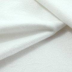 White Minky Fabric by the Yard,65″ Wide,1 Yard | Fleece Fabric,Soft Plush and Sk