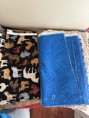 Vintage Mixed Lot Pieces Floral Fabric Ditzy Colorful Scraps Assorted