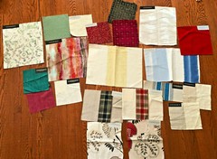 CASAMANCE & CAMENGO 21 pc Mixed Lot 7 1/2″ – 18″ Fabric Samples