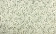 Belle Maison LOLA SEAFOAM Linen Blend Green Mint Ikat Print Drapery Uph Fabric