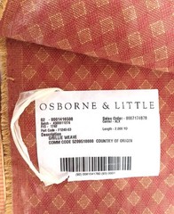 Burgundy Gold Home Decor Upholstery Check Grille Weave Tapestry 2 1/4 Yd x 56″