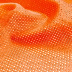 Orange Athletic Micro Mesh Jersey (By The Yard 36” X 60”) Sportswear.