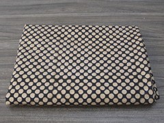 NO TARRIF CHARGES 100%✅ 7 Yard Black Gold Hand Block 100%Cotton Fabric ZK_288