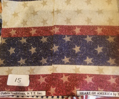 YOUR CHOICE: Patriotic Scraps Remnants Flags Stars Stripe cotton quilting Fabric