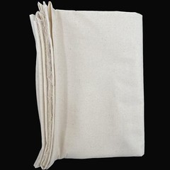 100% Cotton Muslin Fabric – 63″ x 2,5,10 Yards – Unbleached Material for Sewing