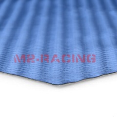 Blue Carbon Fiber Fabric Cloth Marine Vinyl 54″ Wide Plain Weave Upholstery