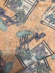 America Commerce Cotton Fabric San Francisco, Australia 45″ Wide 7 ¾ Yards