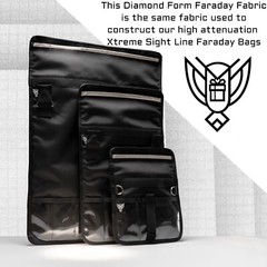 Xtreme Sight Line ~ Diamond Form Faraday Fabric ~ Blocks RF and EMF ~ 1 Yd x 54″